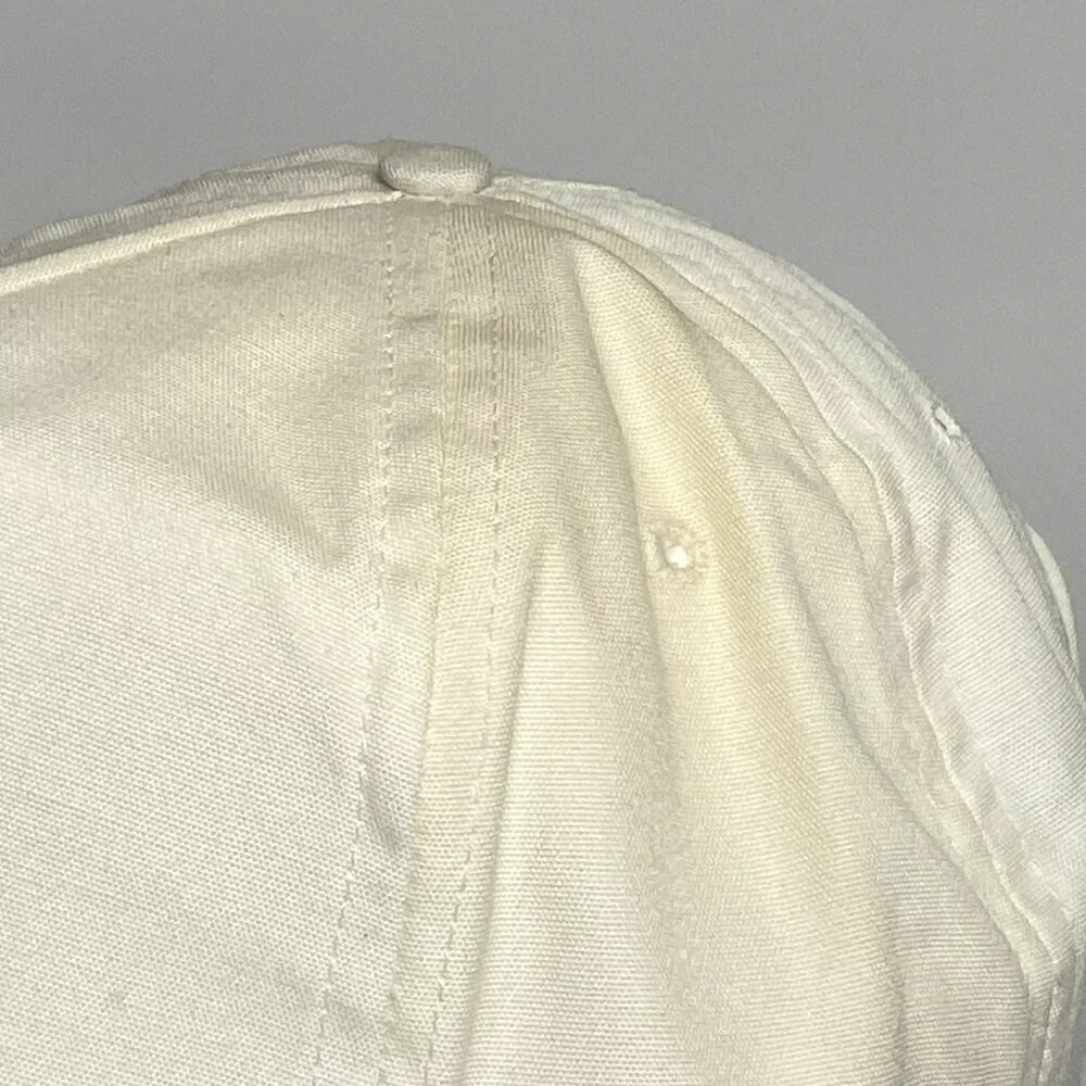 Vintage Mr. Peanut Life Savers Strap Back Trucker Hat Cap White Made in USA
